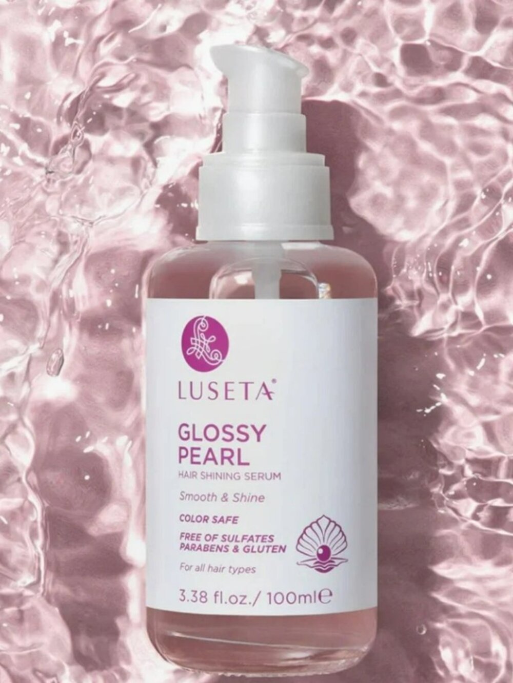 Luseta Beauty - Glossy Pearl Hair Shining Serum, 3.38 Fl Ounces.‎